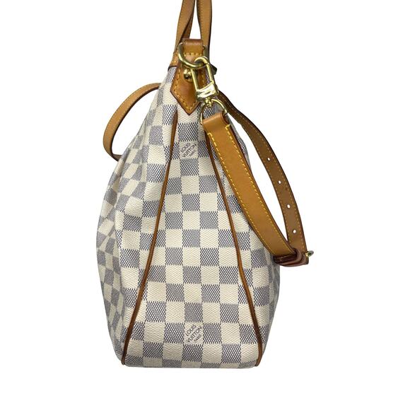 Louis Vuitton Siracusa MM Damier Azur Canvas Two Way Bag Tote Crossbody Spain - Picture 9 of 16